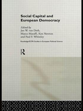Maraffi / Newton / Van Deth |  Social Capital and European Democracy | Buch |  Sack Fachmedien