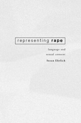 Ehrlich |  Representing Rape | Buch |  Sack Fachmedien