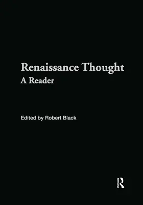 Black |  Renaissance Thought | Buch |  Sack Fachmedien