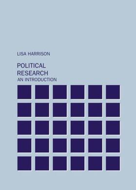 Harrison / Startin |  Political Research | Buch |  Sack Fachmedien