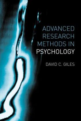 Giles |  Advanced Research Methods in Psychology | Buch |  Sack Fachmedien