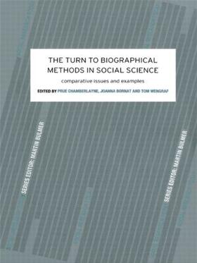 Chamberlayne / Bornat / Wengraf |  The Turn to Biographical Methods in Social Science | Buch |  Sack Fachmedien