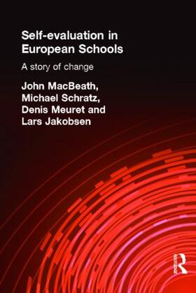 Jakobsen / Macbeath / Meuret |  Self-Evaluation in European Schools | Buch |  Sack Fachmedien