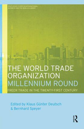 Gunter Deutsch / Speyer |  The World Trade Organization Millennium Round | Buch |  Sack Fachmedien