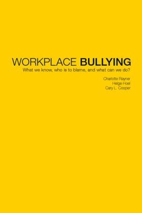 Rayner / Hoel / Cooper |  Workplace Bullying | Buch |  Sack Fachmedien