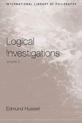 Husserl / Moran |  Logical Investigations | Buch |  Sack Fachmedien