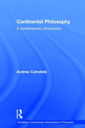 Cutrofello |  Continental Philosophy | Buch |  Sack Fachmedien