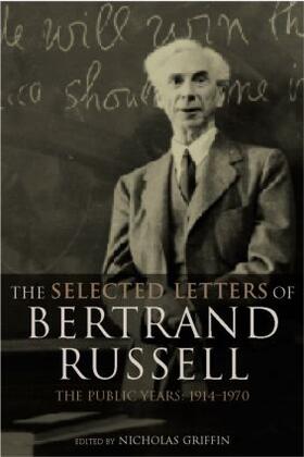 Griffin |  The Selected Letters of Bertrand Russell, Volume 2 | Buch |  Sack Fachmedien