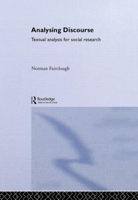 Fairclough |  Analysing Discourse | Buch |  Sack Fachmedien