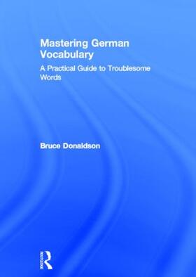 Donaldson |  Mastering German Vocabulary | Buch |  Sack Fachmedien