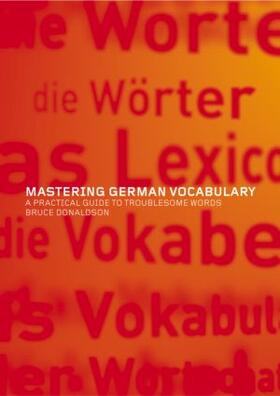 Donaldson |  Mastering German Vocabulary | Buch |  Sack Fachmedien