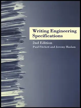 Fitchett / Haslam |  Writing Engineering Specifications | Buch |  Sack Fachmedien