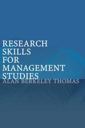 Thomas |  Research Skills for Management Studies | Buch |  Sack Fachmedien