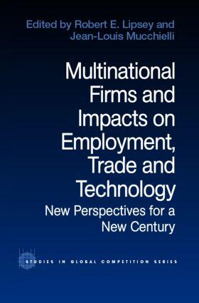 Lipsey / Mucchielli |  Multinational Firms and Impacts on Employment, Trade and Technology | Buch |  Sack Fachmedien