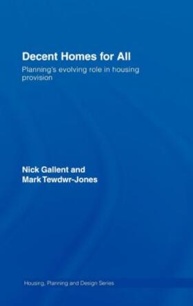 Gallent / Tewdwr-Jones |  Decent Homes for All | Buch |  Sack Fachmedien