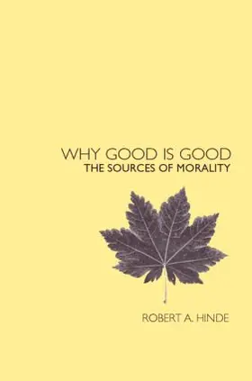 Hinde |  Why Good Is Good | Buch |  Sack Fachmedien