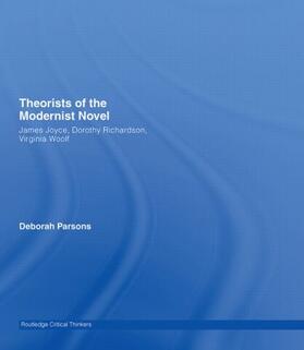 Parsons |  Theorists of the Modernist Novel | Buch |  Sack Fachmedien