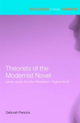 Parsons |  Theorists of the Modernist Novel | Buch |  Sack Fachmedien
