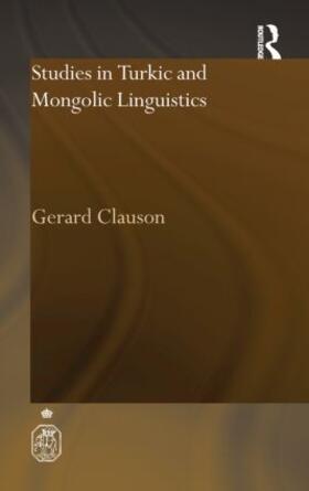 Clauson |  Studies in Turkic and Mongolic Linguistics | Buch |  Sack Fachmedien