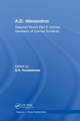 Kutateladze |  A.D. Alexandrov | Buch |  Sack Fachmedien