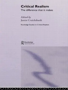 Cruickshank |  Critical Realism | Buch |  Sack Fachmedien