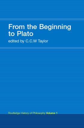 Taylor |  From the Beginning to Plato | Buch |  Sack Fachmedien