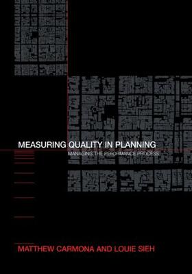 Carmona / Sieh |  Measuring Quality in Planning | Buch |  Sack Fachmedien