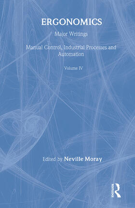 Moray |  Ergonomics Mw Vol 4: Manu Cont | Buch |  Sack Fachmedien