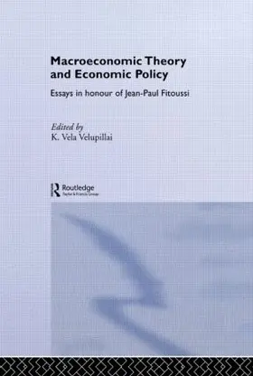 Velupillai |  Macroeconomic Theory and Economic Policy | Buch |  Sack Fachmedien