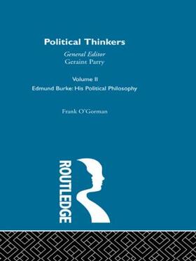 O'Gorman |  Edmund Burke | Buch |  Sack Fachmedien