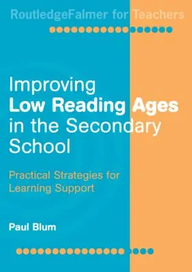 Blum |  Improving Low-Reading Ages in the Secondary School | Buch |  Sack Fachmedien