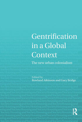 Atkinson / Bridge |  Gentrification in a Global Perspective | Buch |  Sack Fachmedien