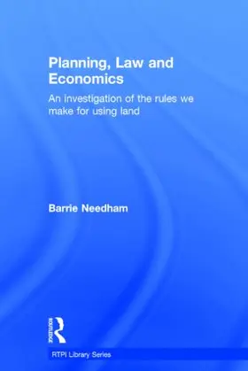 Needham |  Planning, Law and Economics | Buch |  Sack Fachmedien