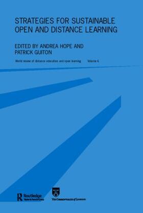 Hope / Guiton |  Strategies for Sustainable Open and Distance Learning | Buch |  Sack Fachmedien