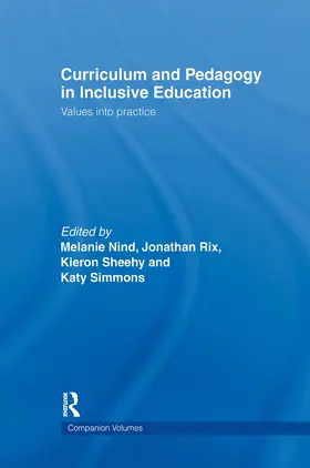 Nind / Rix / Sheehy |  Curriculum and Pedagogy in Inclusive Education | Buch |  Sack Fachmedien