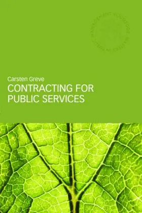 Greve |  Contracting for Public Services | Buch |  Sack Fachmedien