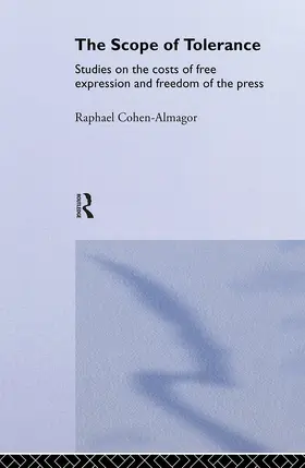 Cohen-Almagor | The Scope of Tolerance | Buch | 978-0-415-35758-6 | sack.de