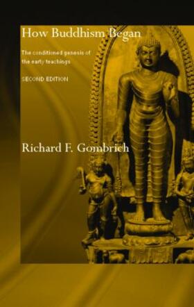 Gombrich |  How Buddhism Began | Buch |  Sack Fachmedien