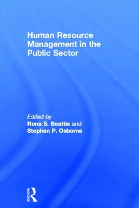 Beattie / Osborne |  Human Resource Management in the Public Sector | Buch |  Sack Fachmedien