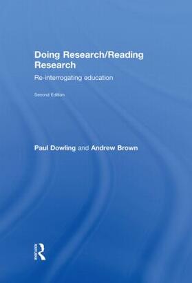 Brown / Dowling |  Doing Research/Reading Research | Buch |  Sack Fachmedien