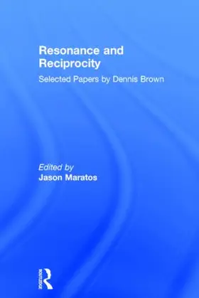 Maratos |  Resonance and Reciprocity | Buch |  Sack Fachmedien