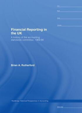 Rutherford |  Financial Reporting in the UK | Buch |  Sack Fachmedien