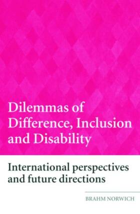 Norwich |  Dilemmas of Difference, Inclusion and Disability | Buch |  Sack Fachmedien