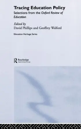 Phillips / Walford |  Tracing Education Policy | Buch |  Sack Fachmedien