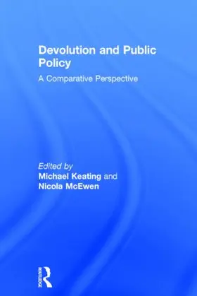 Keating / Mcewen |  Devolution and Public Policy | Buch |  Sack Fachmedien