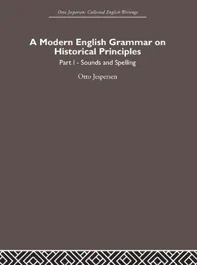 Jespersen |  A Modern English Grammar on Historical Principles | Buch |  Sack Fachmedien