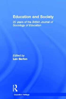 Barton |  Education and Society | Buch |  Sack Fachmedien