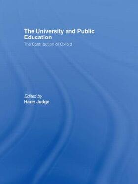 Judge |  The University and Public Education | Buch |  Sack Fachmedien