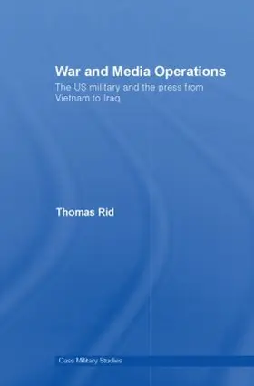 Rid |  War and Media Operations | Buch |  Sack Fachmedien