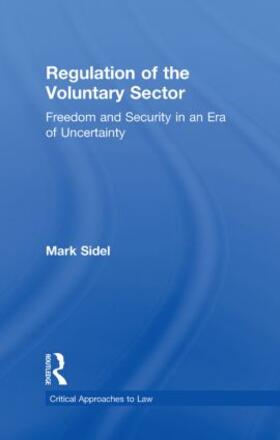 Sidel |  Regulation of the Voluntary Sector | Buch |  Sack Fachmedien